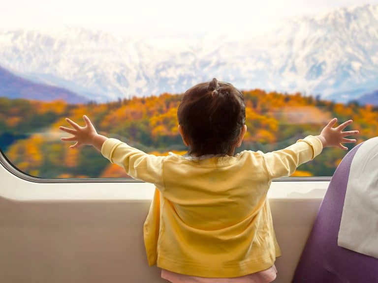 Viajar en tren con niños