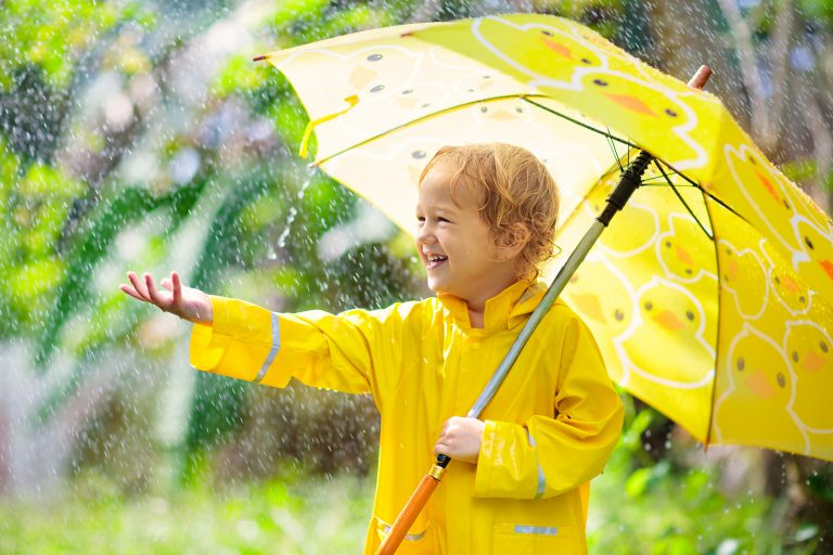 lluvia y niños Qué hacer con lluvia y niños