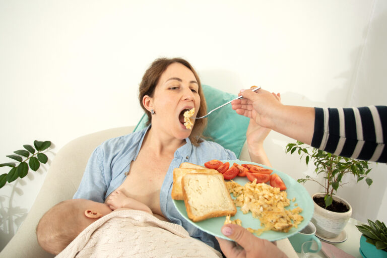 Dieta de las madres lactantes y asma infantil