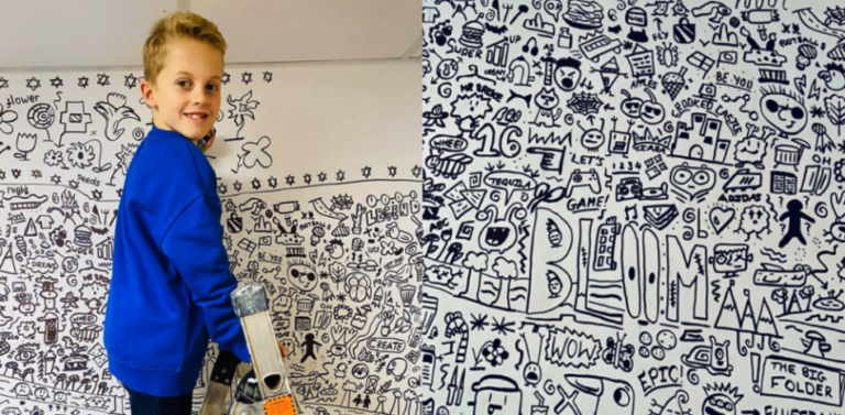 The Doodle Boy, el niño que triunfa con sus garabatos