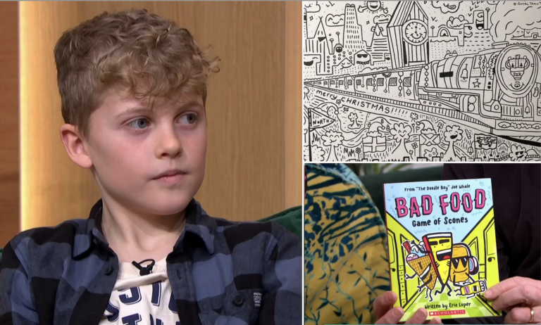 The Doodle Boy, el niño que triunfa con sus garabatos